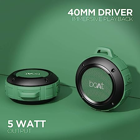 boAt Stone 160 | Mini Portable Speaker with 5W Immersive Sound Experience, Bluetooth V5.0