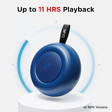 Stone 135 | Portable Bluetooth Speaker with up to 11 Hours Playback & 5W RMS Immersive Sound, IPX 4 Water Resistant