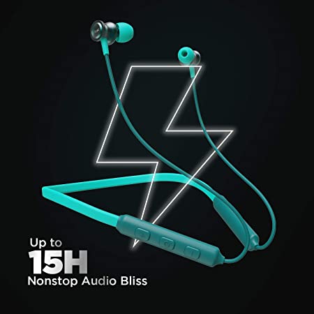 boAt Rockerz 185 | Wireless Neckband with Bluetooth v5.0, 15H Playback, IPX4 water-resistant, 10mm drivers