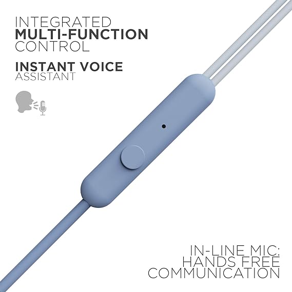 Bassheads 102 | Wired Earphones 10mm Drivers, Lightweight Design, Microphone with voice assistant, Super Extra Bass
