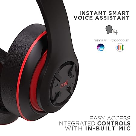 boAt Rockerz 560 | Wireless Headphone with 40mm Dynamic Drivers, 15Hour Non-Stop Music, Ergonomically Designed Over-Ear Headphone Immersive Audio