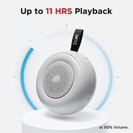 Stone 135 | Portable Bluetooth Speaker with up to 11 Hours Playback & 5W RMS Immersive Sound, IPX 4 Water Resistant