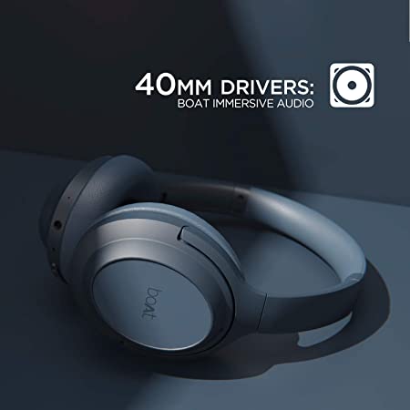 boAt Nirvanaa 1007ANC | Noise Cancelling Headphone with 40mm Dynamic Drivers, 30 Hours Playback, SmartWave™️ Technology