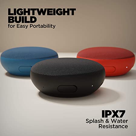 boAt Stone 180 | Bluetooth Speaker with 5W signature sound, Up to 8 Hours of Playtime, IPX7 Sweat & Water Resistance