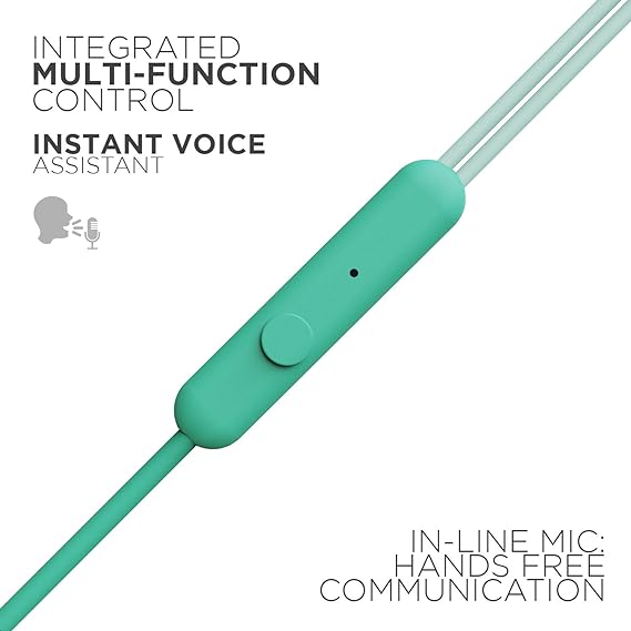Bassheads 102 | Wired Earphones 10mm Drivers, Lightweight Design, Microphone with voice assistant, Super Extra Bass