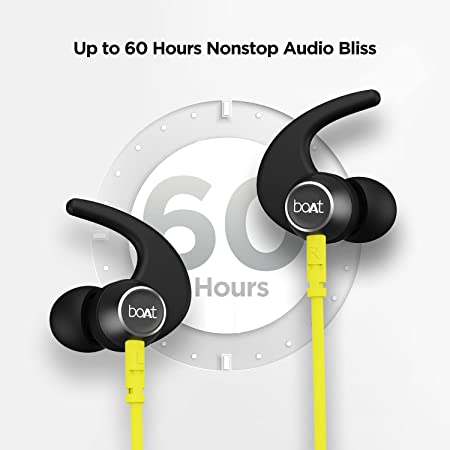 boAt Rockerz 330 Pro | Wireless Bluetooth Neckband with 10mm Dynamic Drivers, Up to 60 Hours of Playback, ENx Technology