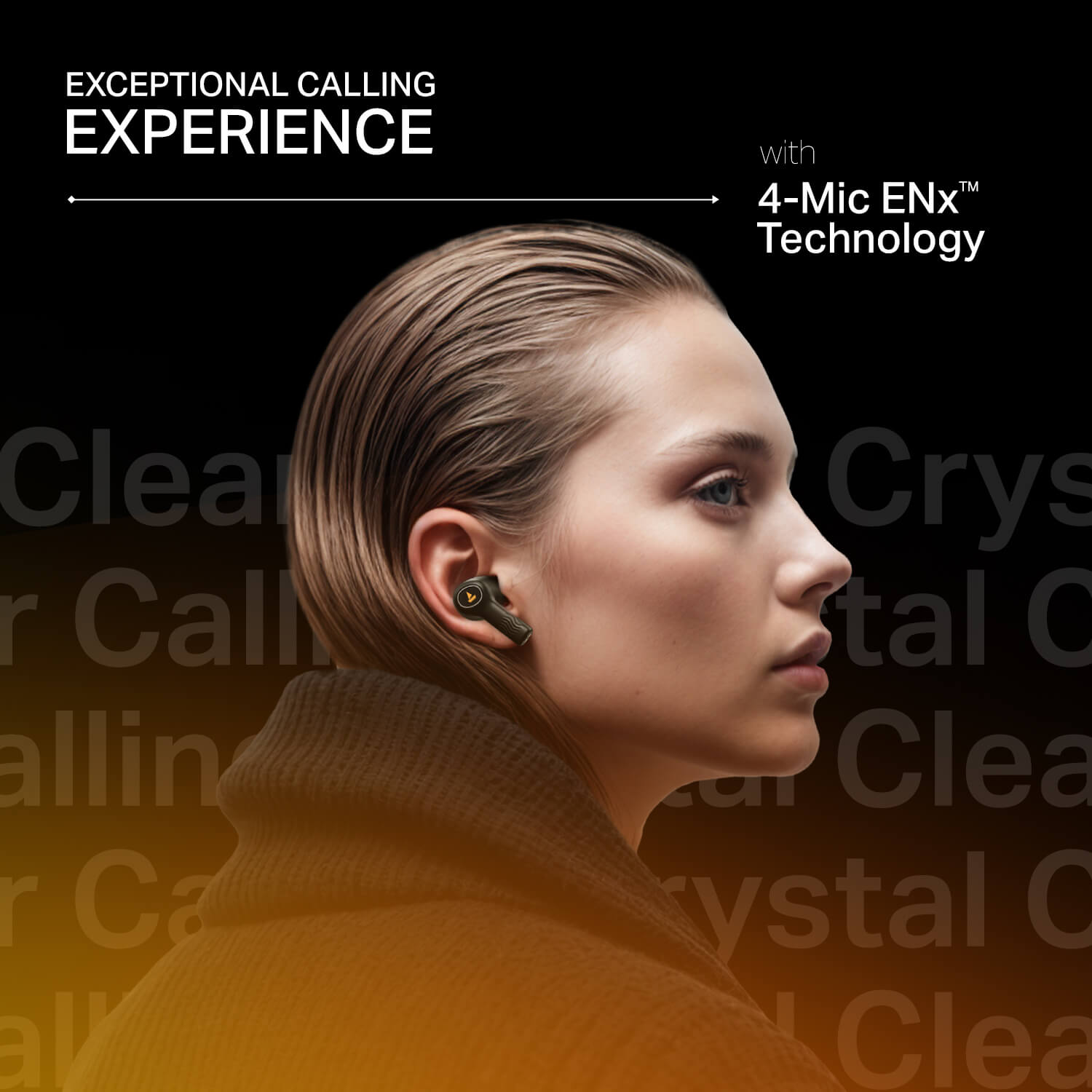 boAt Nirvana Crystl | Wireless Earbuds with 100 Hours Playback, Upto 32dB ANC, BEAST™ Mode, Adaptive EQ by Mimi