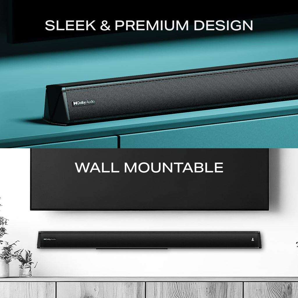 boAt Aavante Thump Plus | 200W 2.1 Channel Soundbar with Wired Subwoofer, Multi-Connectivity & EQ Modes