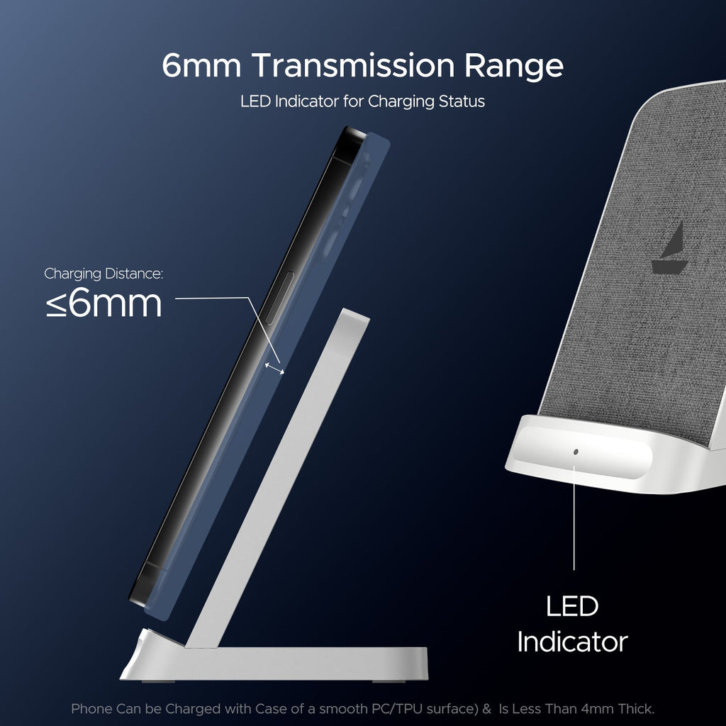 boAt Powerpod 200 | 15W Wireless Charging Pad, Smart IC Protection