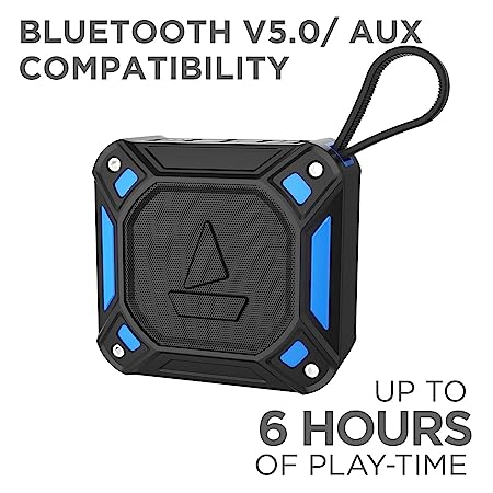 Stone 300 | Pocket Bluetooth Speaker with 50mm Driver, 7 Hours of Playtime, IPX7 Water Resistant