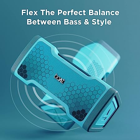 boAt Stone 1000v2 | Portable Bluetooth Speaker with 14W Stereo Sound, 8 Hours Playback, 300 mAh Battery