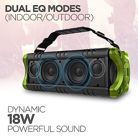 boAt Stone 1400 Mini | Portable Bluetooth Speaker with 18W Immersive Sound with dual EQ Modes, Uninterrupted Music Upto 6 Hours