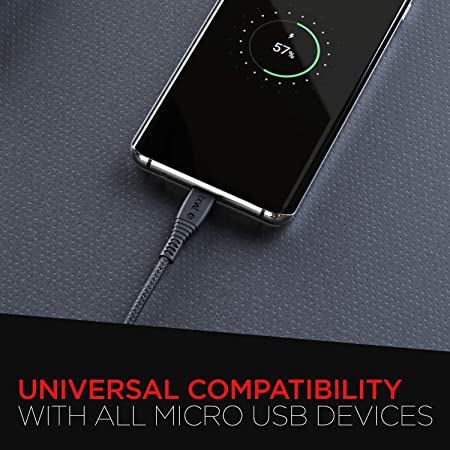 boAt Micro USB 55 Premium Braided Charging 1.5M Tangle Free Cable
