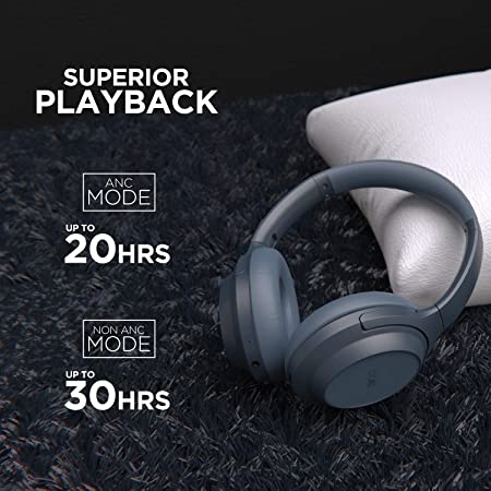 boAt Nirvanaa 1007ANC | Noise Cancelling Headphone with 40mm Dynamic Drivers, 30 Hours Playback, SmartWave™️ Technology