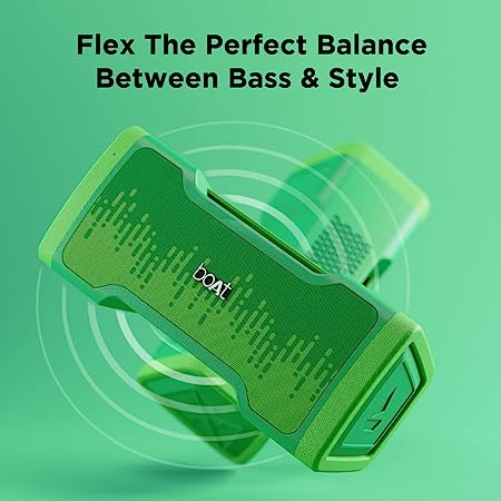 boAt Stone 1000v2 | Portable Bluetooth Speaker with 14W Stereo Sound, 8 Hours Playback, 300 mAh Battery