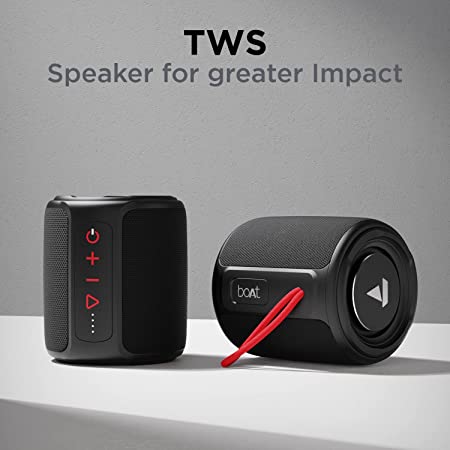 boAt Stone 358 | Portable Bluetooth Speaker with 10W Immersive Stereo, 12 Hours Playback, 2200  mAh Battery