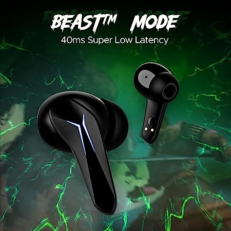 boAt Immortal 141 | Bluetooth Gaming Wireless Earbuds with BEAST™️Mode, ASAP™️ Charge, Bluetooth v5.3