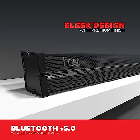 boAt Aavante Bar 1700D | 120W Home Theatre Experience with 2.1 Sound Bar with Subwoofer, Smart Integrated Controls, BT, Aux