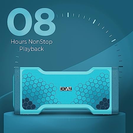 boAt Stone 1000v2 | Portable Bluetooth Speaker with 14W Stereo Sound, 8 Hours Playback, 300 mAh Battery