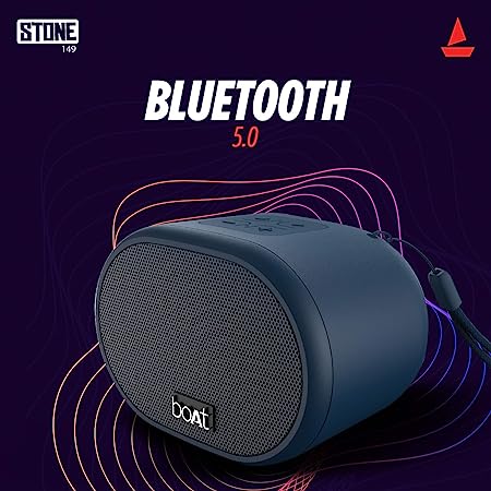 boAt Stone 149 | Portable Bluetooth Speaker with 3W Immersive Sound, 6 Hours Playback, Bluetooth v5.0, 1200  mAh Battery