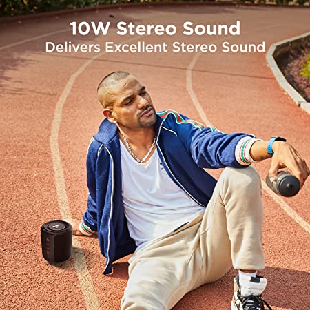 boAt Stone 358 | Portable Bluetooth Speaker with 10W Immersive Stereo, 12 Hours Playback, 2200  mAh Battery