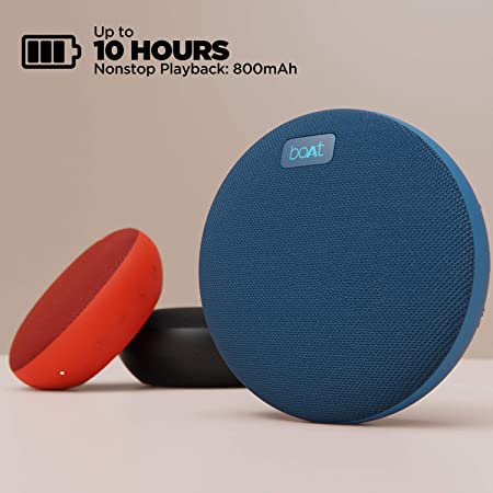 boAt Stone 180 | Bluetooth Speaker with 5W signature sound, Up to 8 Hours of Playtime, IPX7 Sweat & Water Resistance