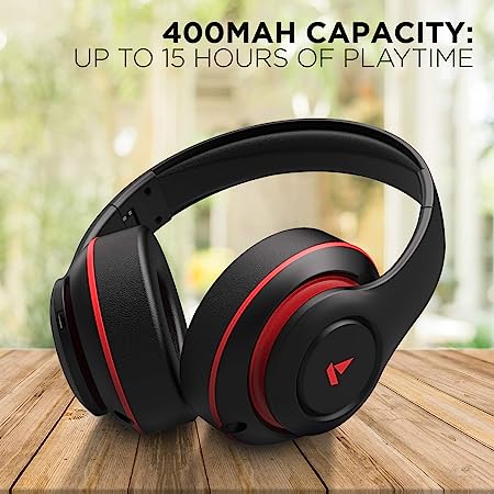 boAt Rockerz 560 | Wireless Headphone with 40mm Dynamic Drivers, 15Hour Non-Stop Music, Ergonomically Designed Over-Ear Headphone Immersive Audio