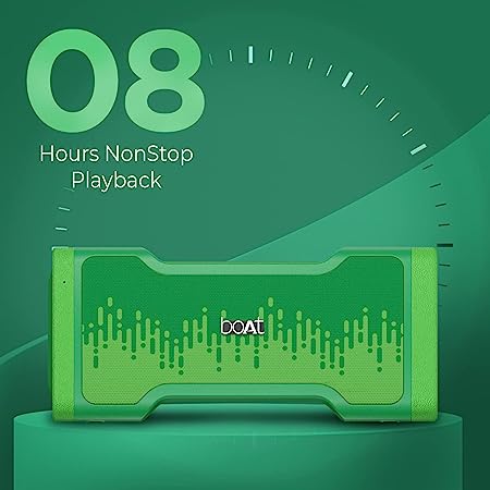 boAt Stone 1000v2 | Portable Bluetooth Speaker with 14W Stereo Sound, 8 Hours Playback, 300 mAh Battery