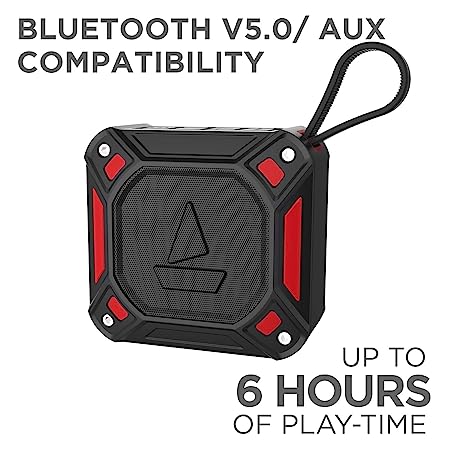 Stone 300 | Pocket Bluetooth Speaker with 50mm Driver, 7 Hours of Playtime, IPX7 Water Resistant