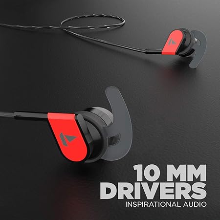 boAt Bassheads 242 | Wired Earphone with Durable Coated Cable, 10mm Dynamic Driver, IPX4 Water Resistant