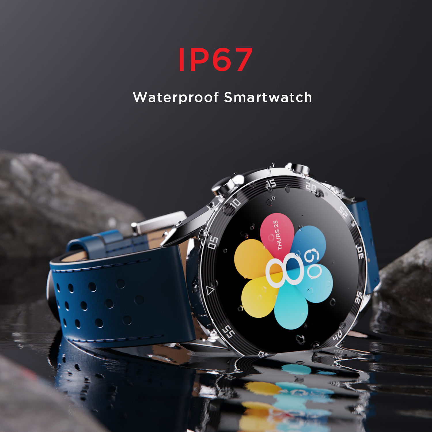 Watch‌ Primia | Bluetooth Calling Smartwatch with 1.39" (3.53cm) Round AMOLED display, Voice assistant, SpO2, Heart Rate & Stress Monitors