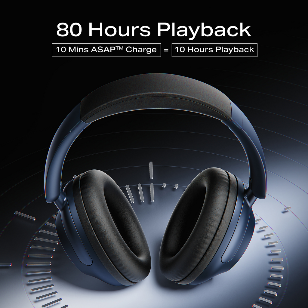 boAt Rockerz 650 Pro | Wireless Headphone with 80 Hours Playback, Dolby Audio, Touch & Swipe Controls