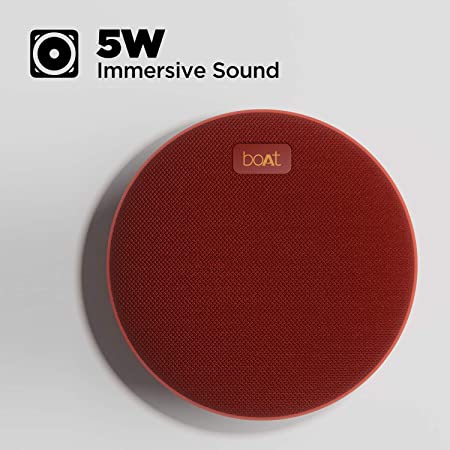 boAt Stone 180 | Bluetooth Speaker with 5W signature sound, Up to 8 Hours of Playtime, IPX7 Sweat & Water Resistance
