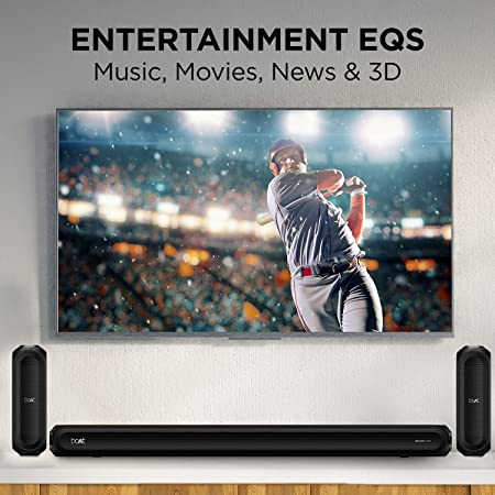 boAt Aavante Bar 3200D | 5.1 Channel Soundbar with Powerful Subwoofer, 3D Surround Sound and Dolby Audio, Dual Wireless Rear Satellite Speakers, Multiple Connectivity Modes