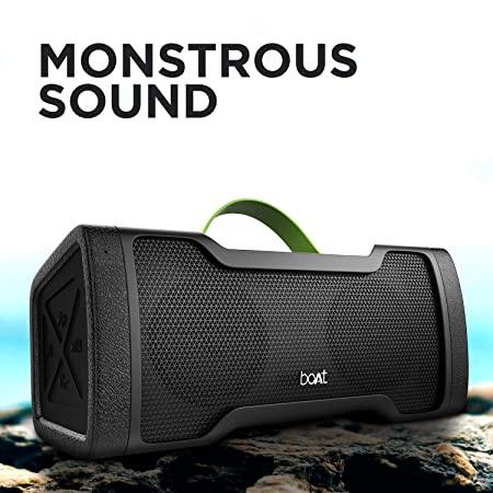 Stone 1010 | Party Speaker with 14W Output, 10 Hours of Playtime, IPX5 Water Resistant, 3000mah Battery