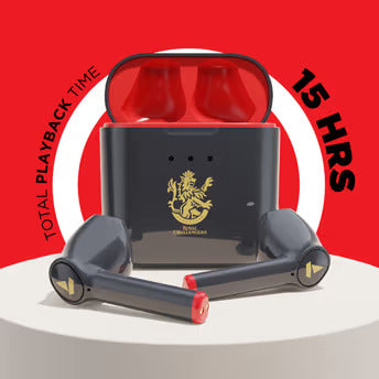 boAt Airdopes 131 RCB Edition | Wireless Earbuds with 13mm drivers, 12 Hours Playback, IWP Feature, Bluetooth V5.0