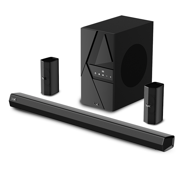 boAt Aavante Bar Azure | Soundbar with 500W RMS boAt Signature Sound, 5.1 Channel Sound, Bluetooth v5.3, EQ modes