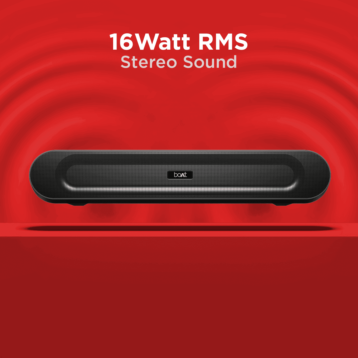 boAt Aavante Bar 553 | 16W Sound bar with Bluetooth V5.0, Dual EQ Modes, USB Compatible, Multiple Connectivity