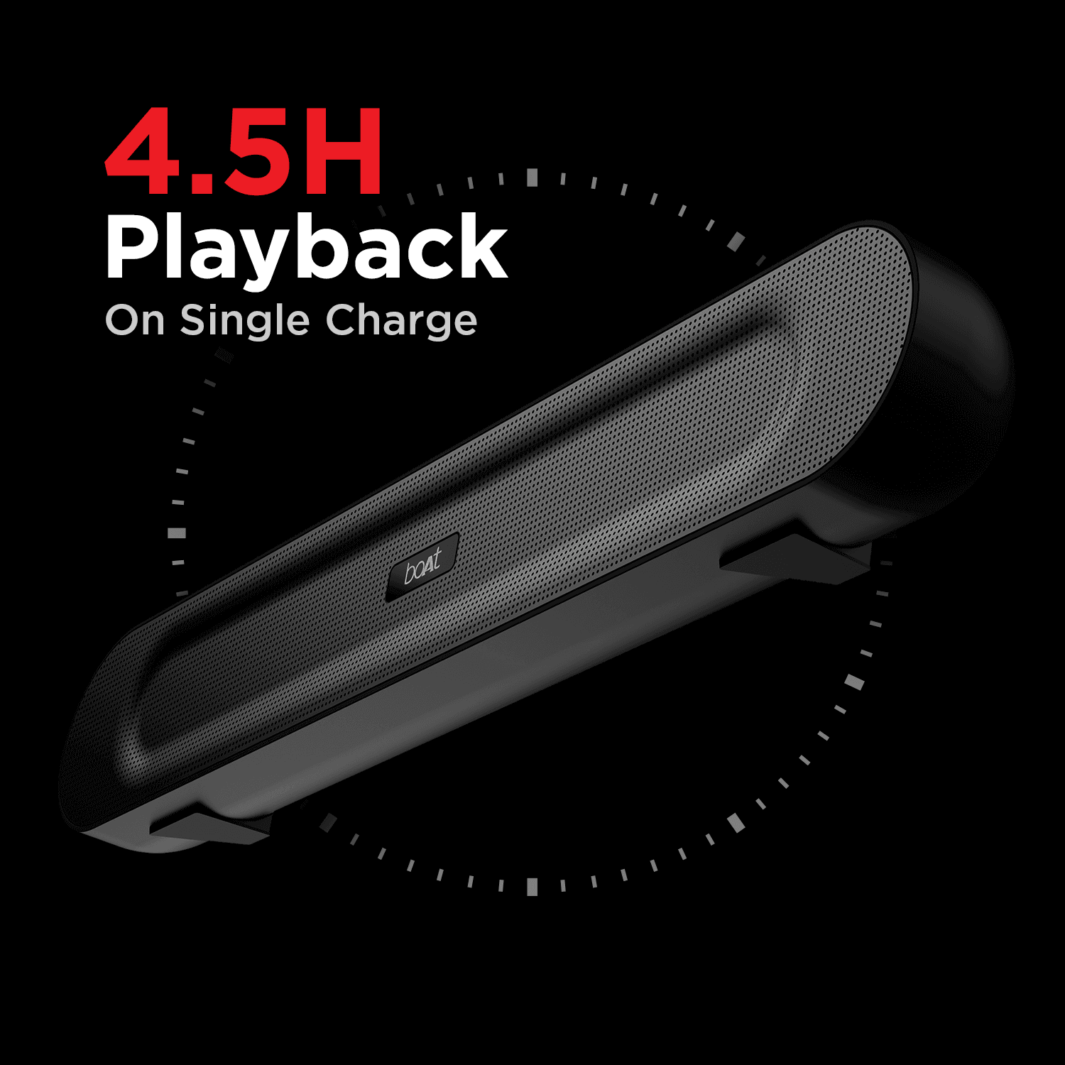 boAt Aavante Bar 558 | Wireless Soundbar with 16W RMS Sound Combined with Dual Passive Radiators, 4.5 Hour Playback