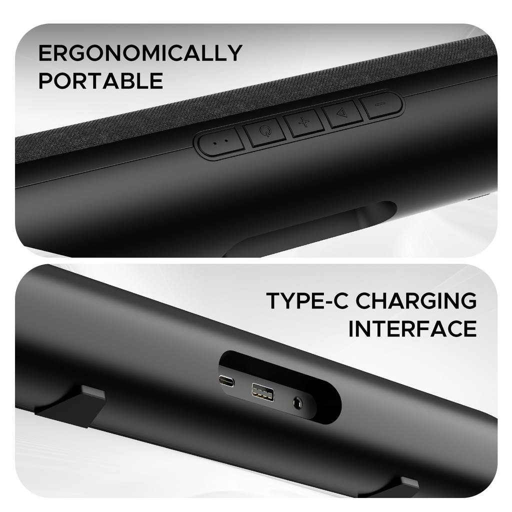 boAt Aavante Bar 610 | 25W Bluetooth Soundbar with 6 Hours Battery Backup, 2.0 Channel, Dual Passive Radiators, Carry & Connect With Ease, BT, AUX