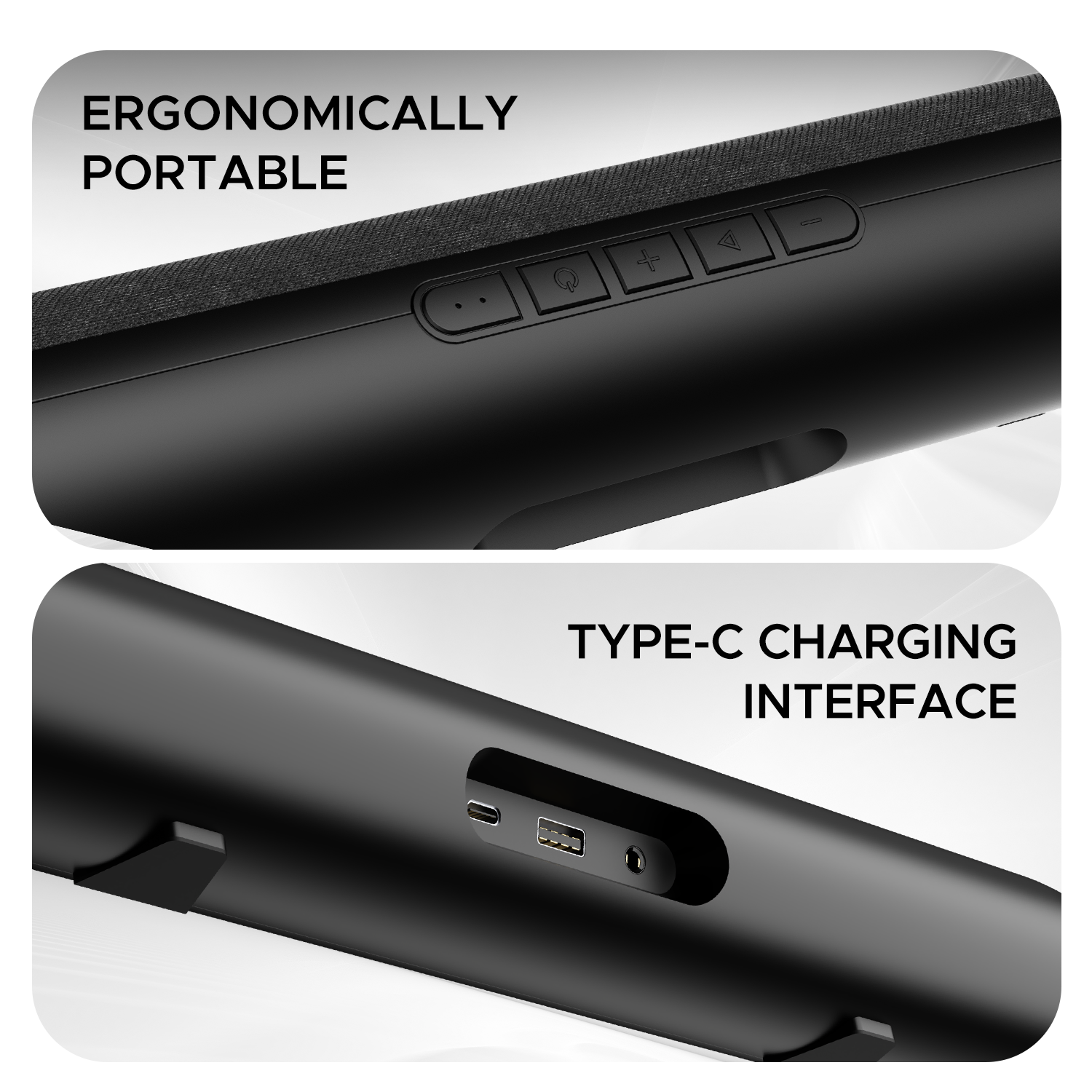 boAt Aavante Bar 610 | 25W Bluetooth Soundbar with 6 Hours Battery Backup, 2.0 Channel, Dual Passive Radiators, Carry & Connect With Ease, BT, AUX