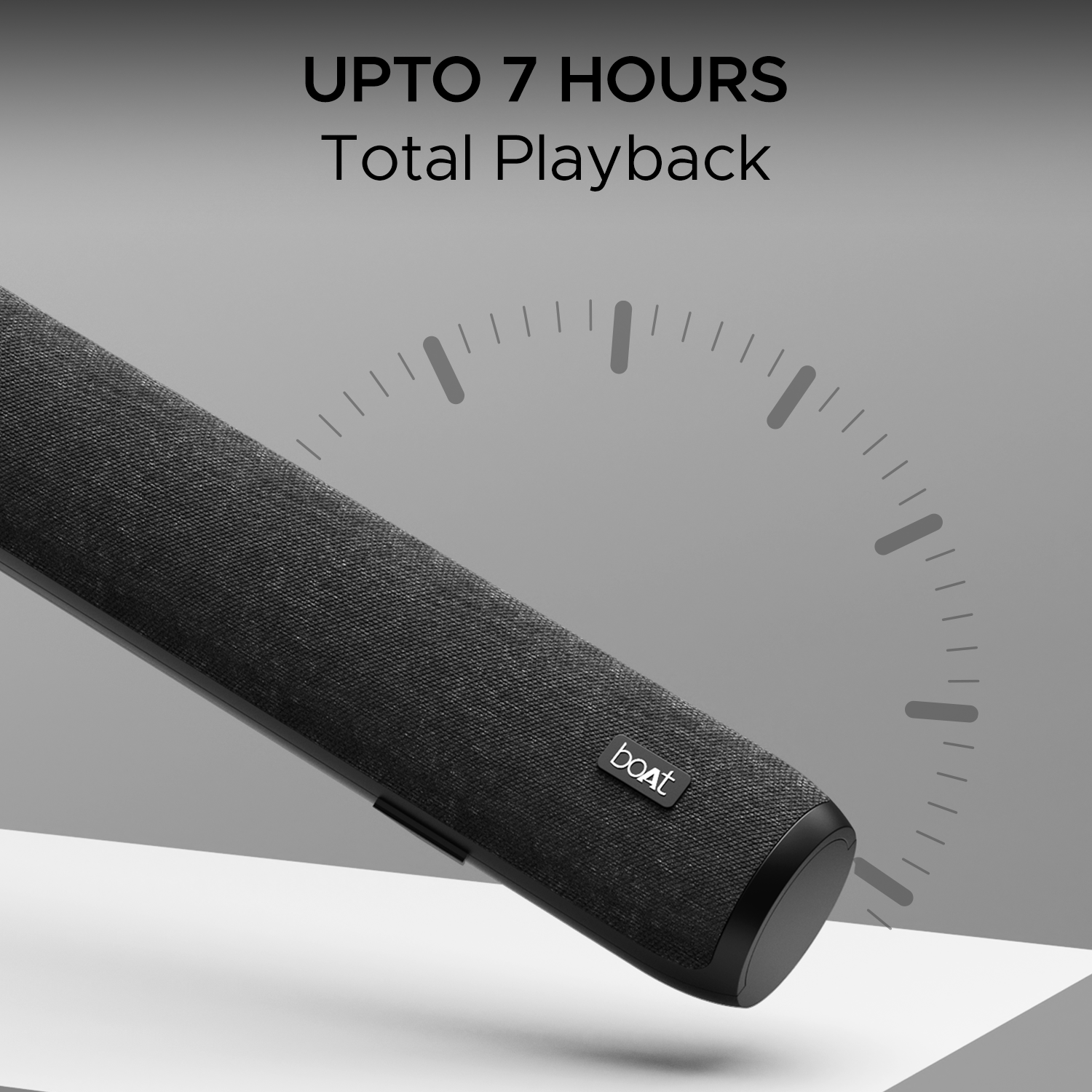 boAt Aavante Bar 600 | 25W RMS Bluetooth Stereo Soundbar, Up to 6 Hours Long Playback, 2.0 Channel, Dual Passive Radiators, BT, AUX