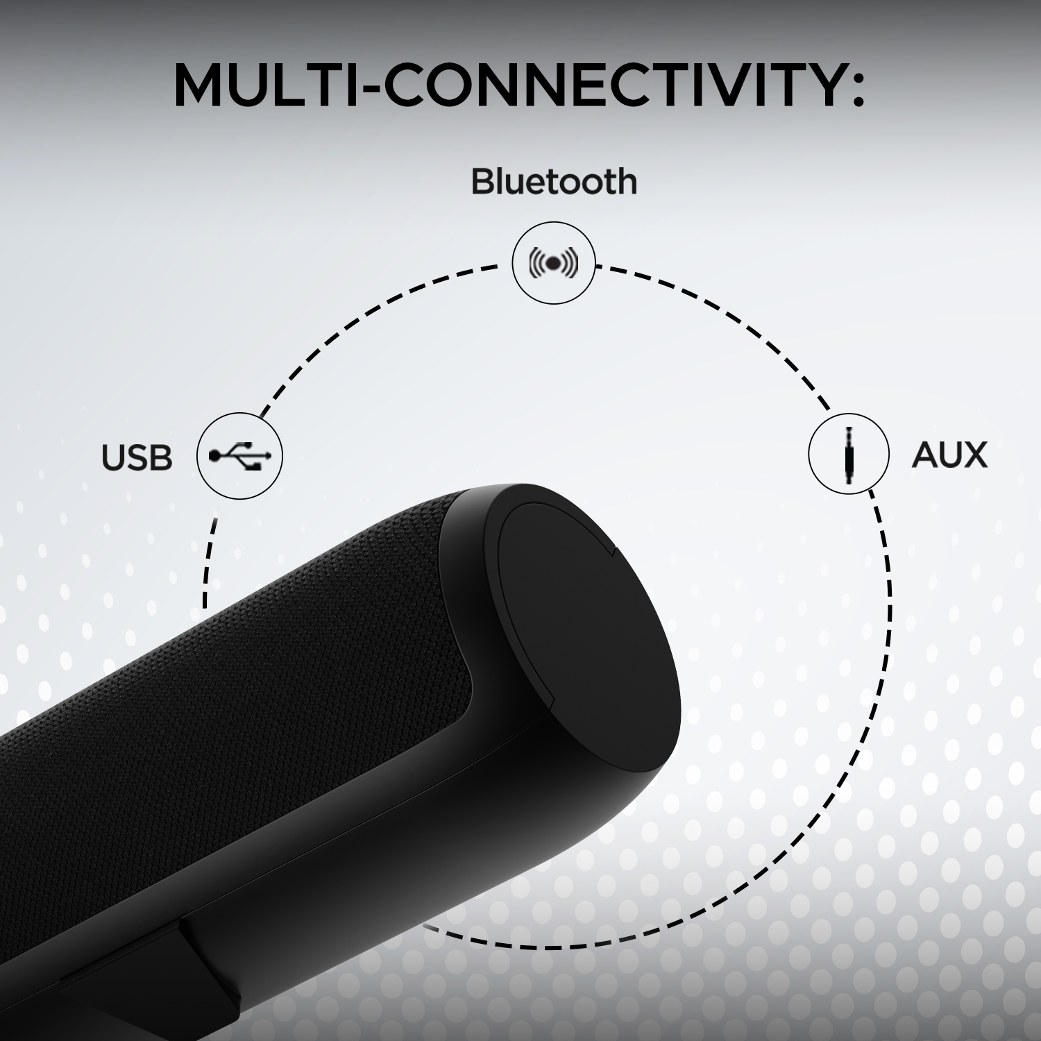 boAt Aavante Bar 610 | 25W Bluetooth Soundbar with 6 Hours Battery Backup, 2.0 Channel, Dual Passive Radiators, Carry & Connect With Ease, BT, AUX