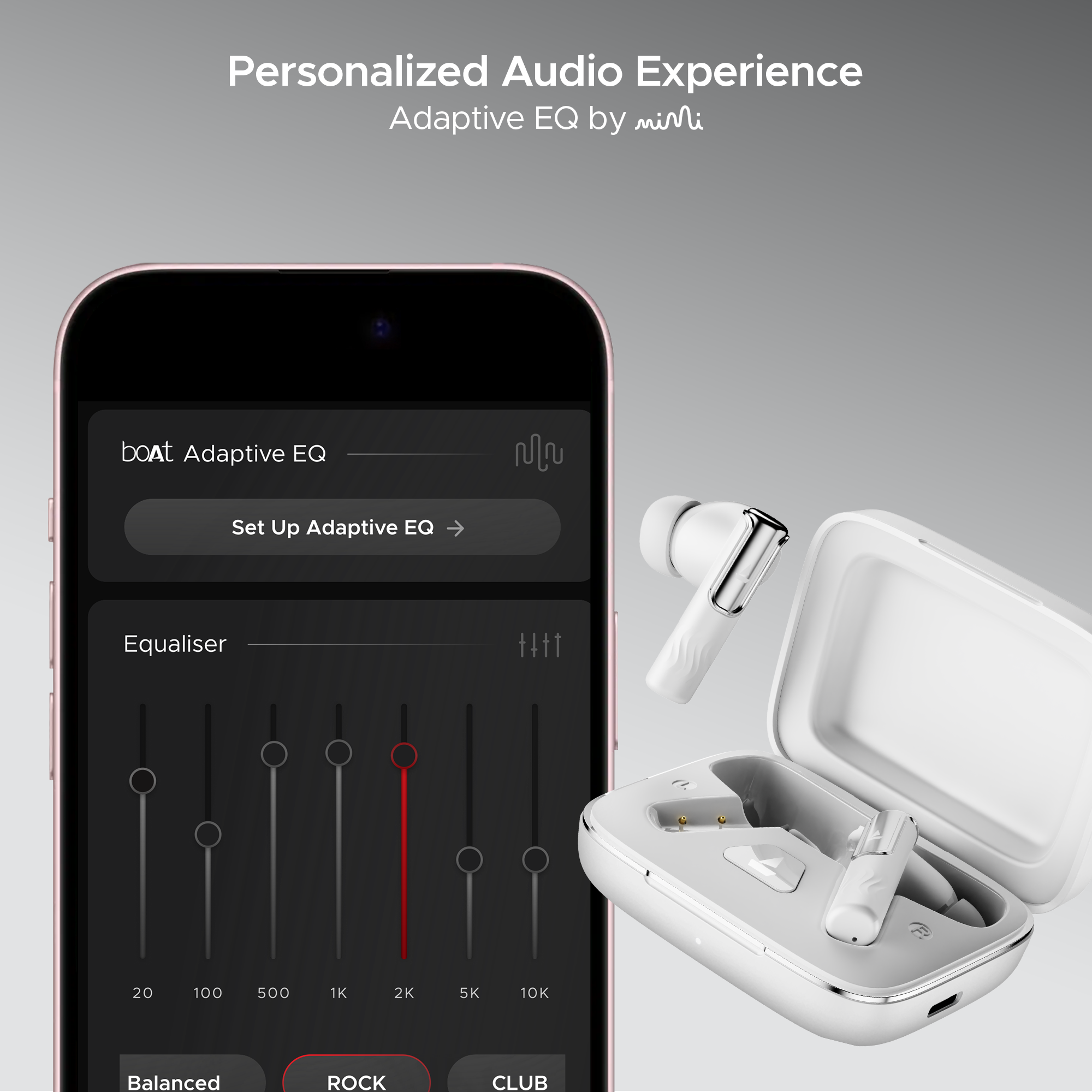 boAt Nirvana Ivy | Wireless Earbuds, 50 Hours Playback, 50dB ANC, 360 Spatial Audio with Head Tracking, App Support, Adaptive EQ powered by Mimi, Google fast pair, ASAP Charge,  boAt Signature Sound