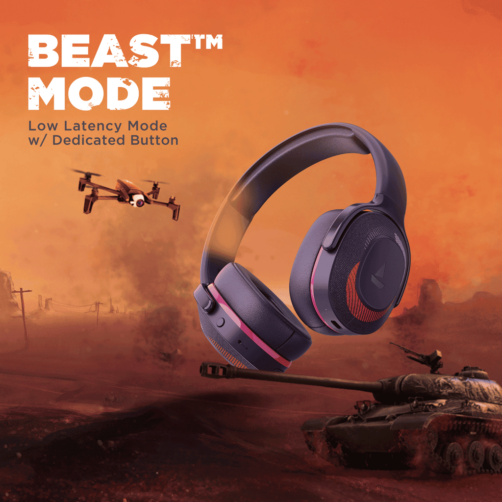 boAt Rockerz 425 | Wireless Bluetooth Headphone with 25 Hours Playback, ASAP Charge, 40mm Drivers