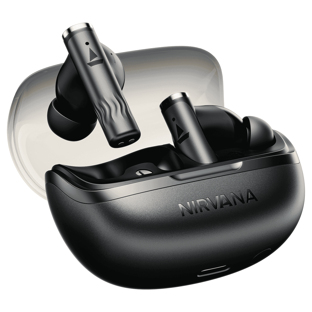 boAt Nirvana Zenith Pro | Wireless Headphones with Spatial Audio, 80H Playback & 50dB Hybrid Adaptive ANC