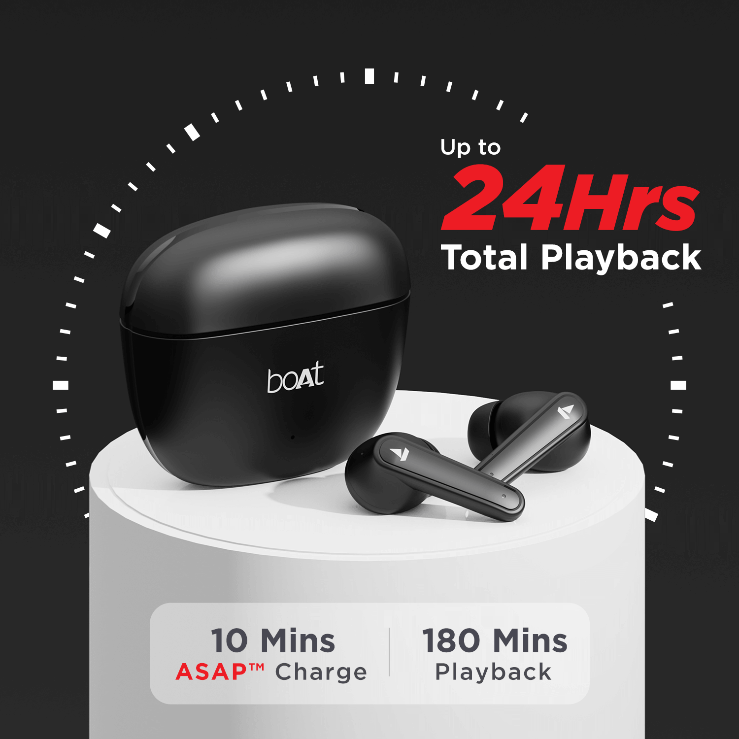 boAt Airdopes 113 | True Wireless Gaming Earbuds with Powerful 13mm Drivers, Beast™ Mode for Gaming, ENx™ Technology, Upto 24 hours of Continuous Playback