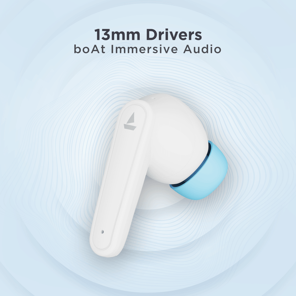 boAt Airdopes 113 | True Wireless Gaming Earbuds with Powerful 13mm Drivers, Beast™ Mode for Gaming, ENx™ Technology, Upto 24 hours of Continuous Playback