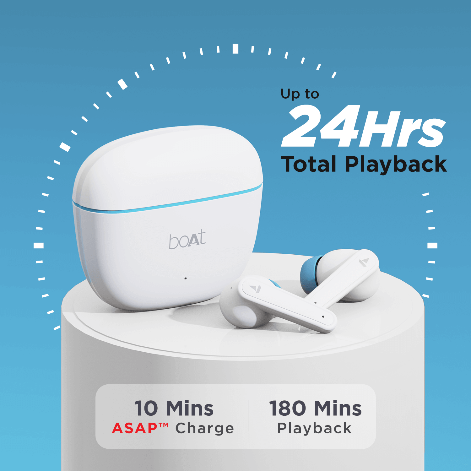 boAt Airdopes 113 | True Wireless Gaming Earbuds with Powerful 13mm Drivers, Beast™ Mode for Gaming, ENx™ Technology, Upto 24 hours of Continuous Playback