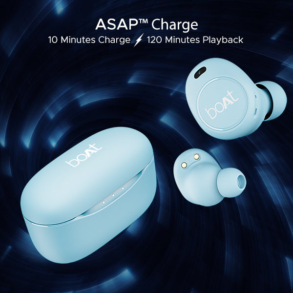 boAt Airdopes 121v2 Plus | Wireless Earbuds with 50 Hours Playback, BEAST™ Mode, ENx™ Technology, IPX4 Resistance